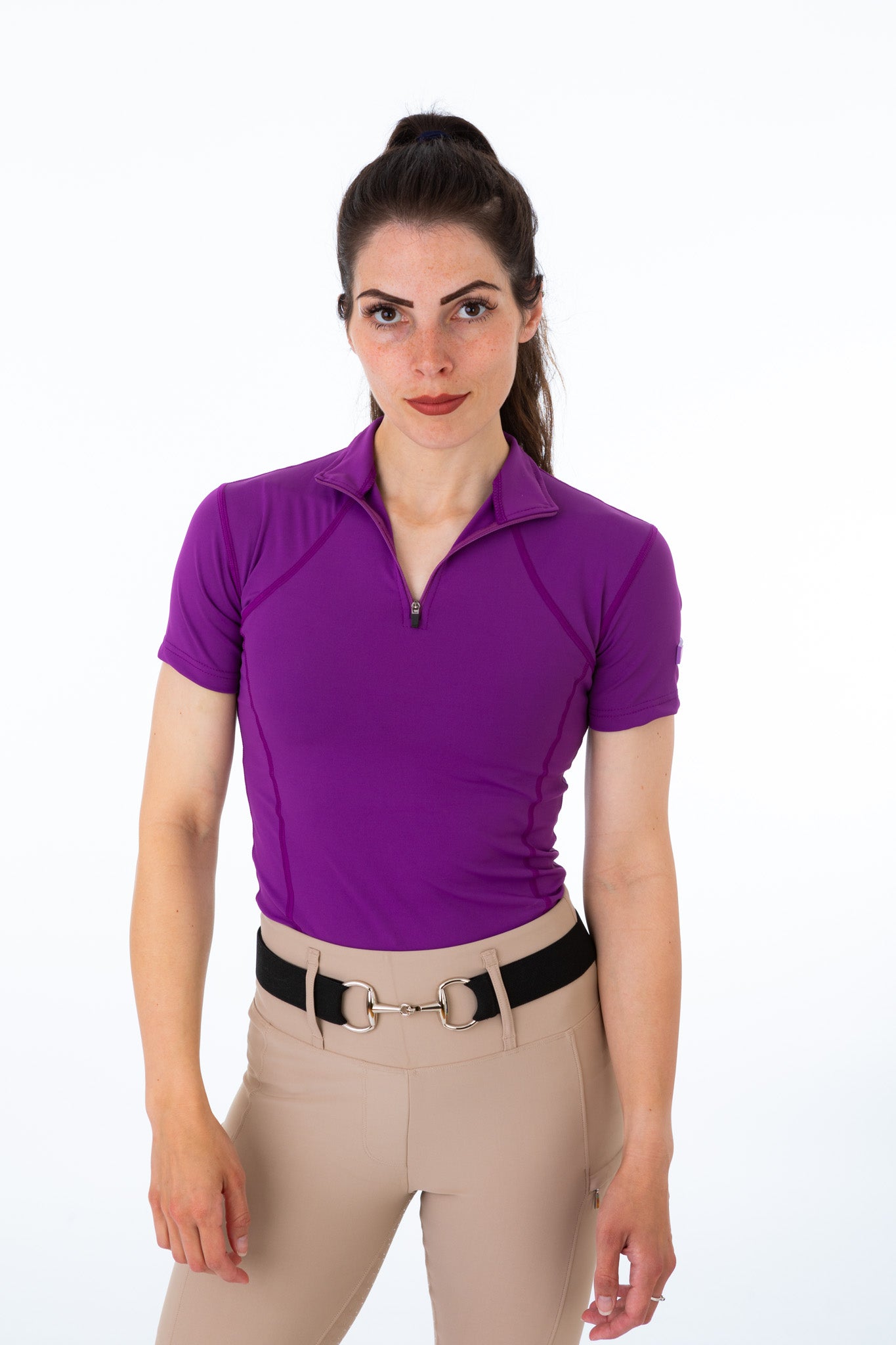 Purple Short Sleeve Base Layer