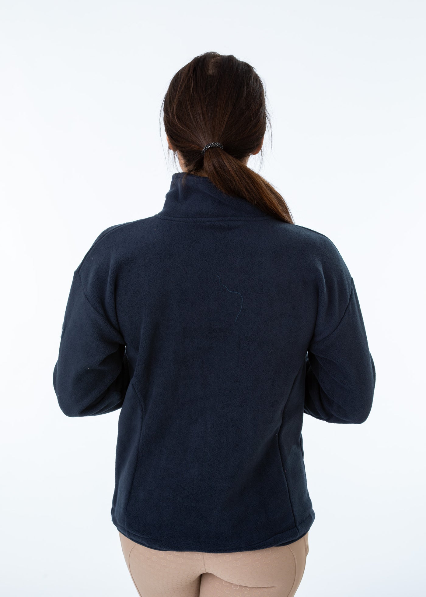 Unisex Navy Fleece Half Zip Sweatshirt