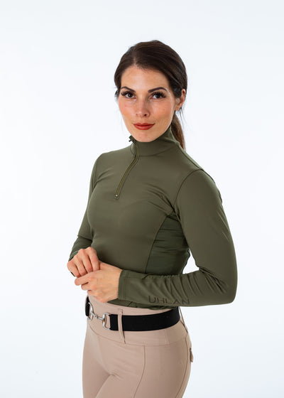 SAMPLE Unisex Hunter Green Technical Base Layer SMALL