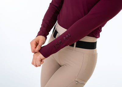 SAMPLE Unisex Plum Technical Base Layer MEDIUM