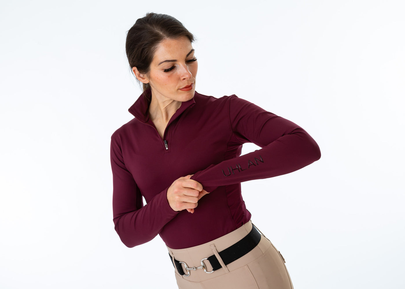SAMPLE Unisex Plum Technical Base Layer MEDIUM