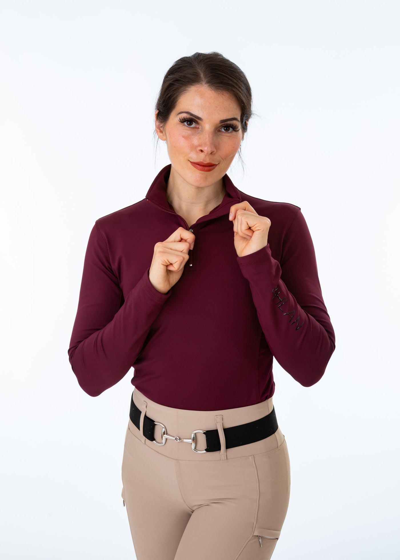 SAMPLE Unisex Plum Technical Base Layer MEDIUM