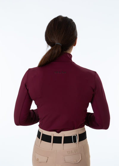 SAMPLE Unisex Plum Technical Base Layer MEDIUM