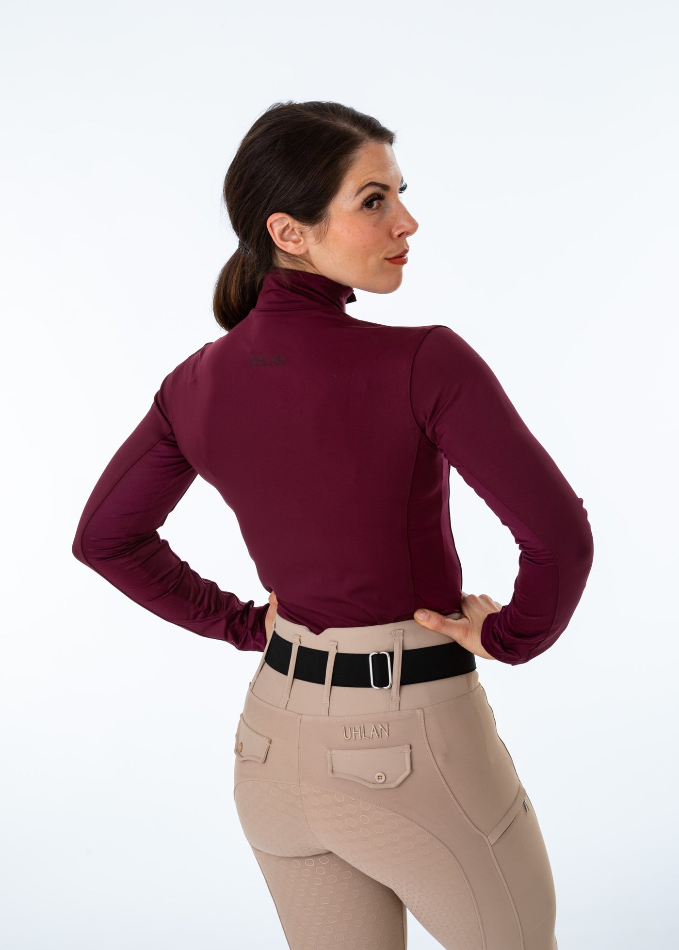 SAMPLE Unisex Plum Technical Base Layer MEDIUM