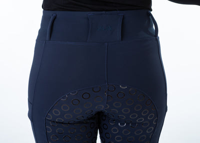 WORN ONCE IN PHOTOSHOOT Navy Water Resistant Micro Fleece Lined Leggings SMALL