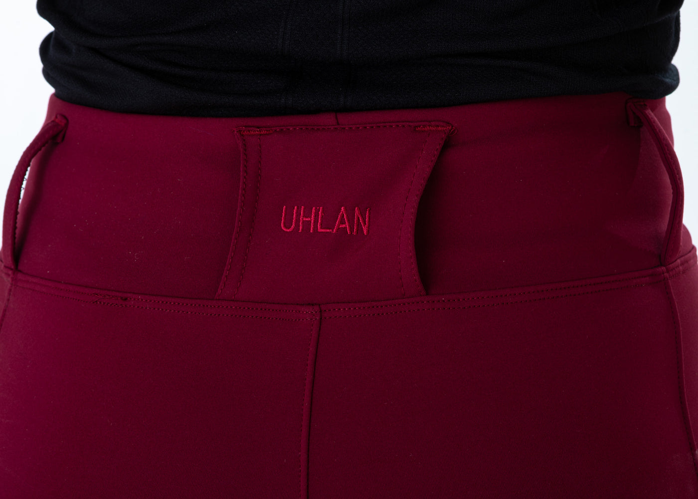 WORN ONCE IN PHOTOSHOOT Burgundy Water Resistant Micro Fleece Lined Leggings SMALL