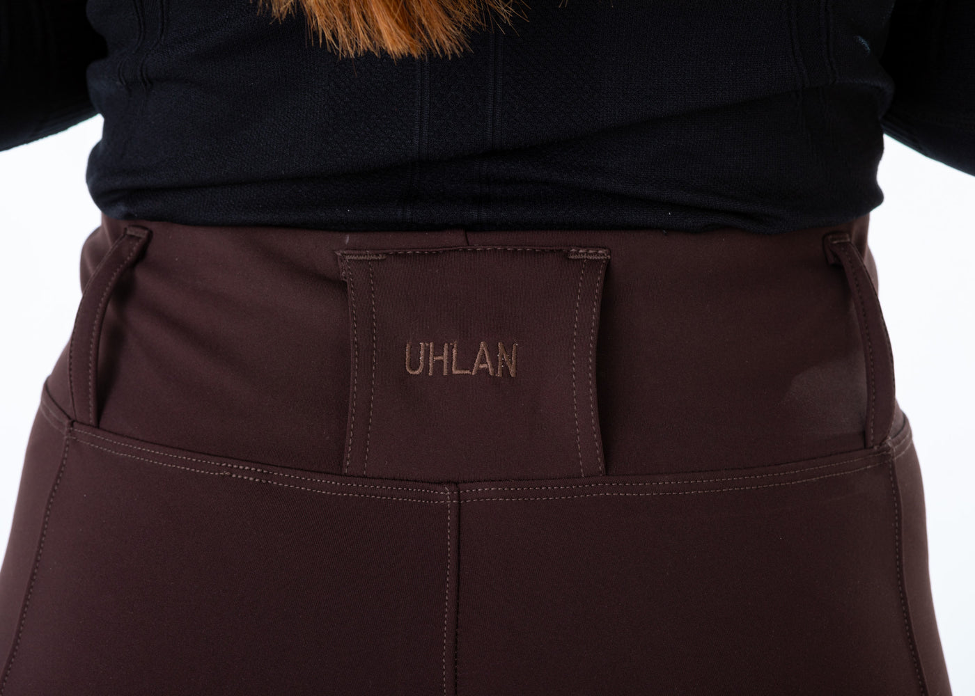 WORN ONCE IN PHOTOSHOOT Brown Water Resistant Micro Fleece Lined Leggings SMALL