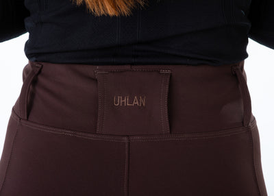 WORN ONCE IN PHOTOSHOOT Brown Water Resistant Micro Fleece Lined Leggings SMALL