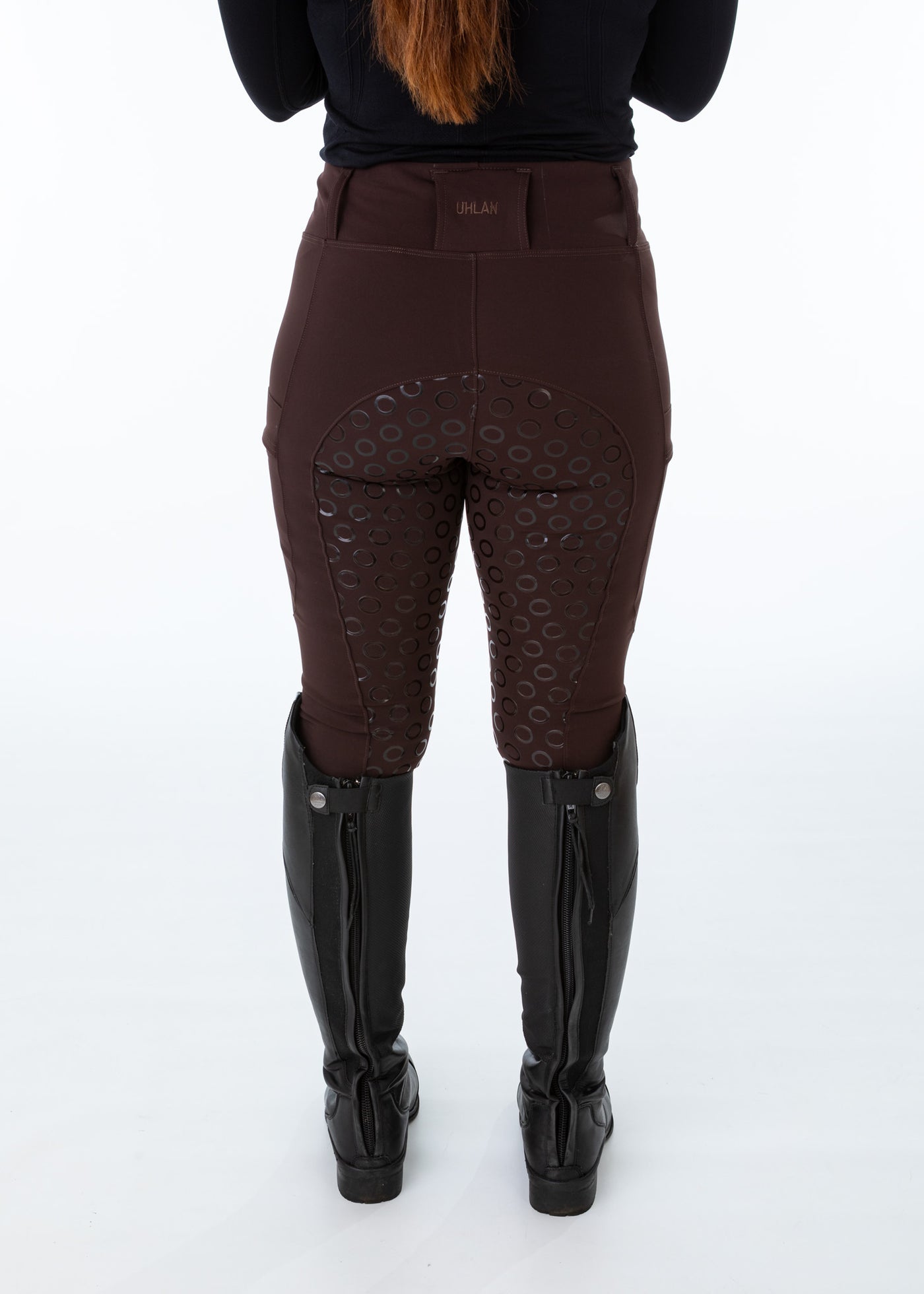 WORN ONCE IN PHOTOSHOOT Brown Water Resistant Micro Fleece Lined Leggings SMALL