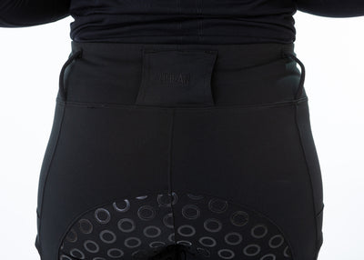 Black Fleece Lined Full Seat Riding Leggings