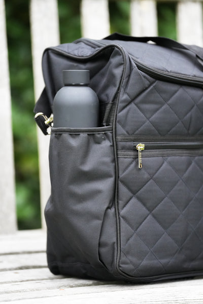 Black Grooming Pro Bag With USB Port & Drinks Cooler