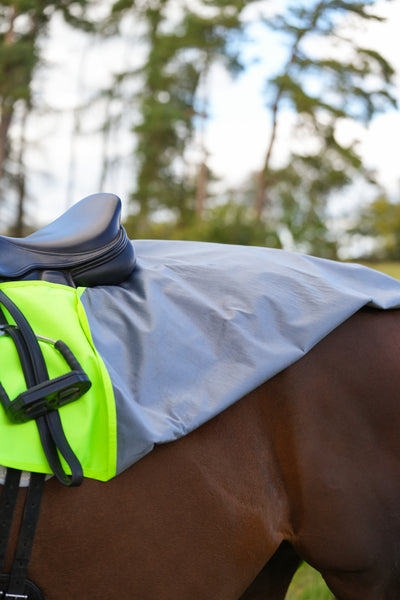 Yellow Hi Viz Reflected Waterproof Exercise Sheet Rug