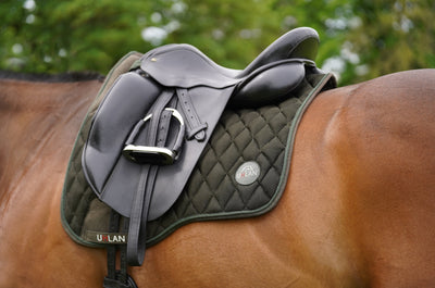 Hunter Green Airflow Saddle Pad Dressage