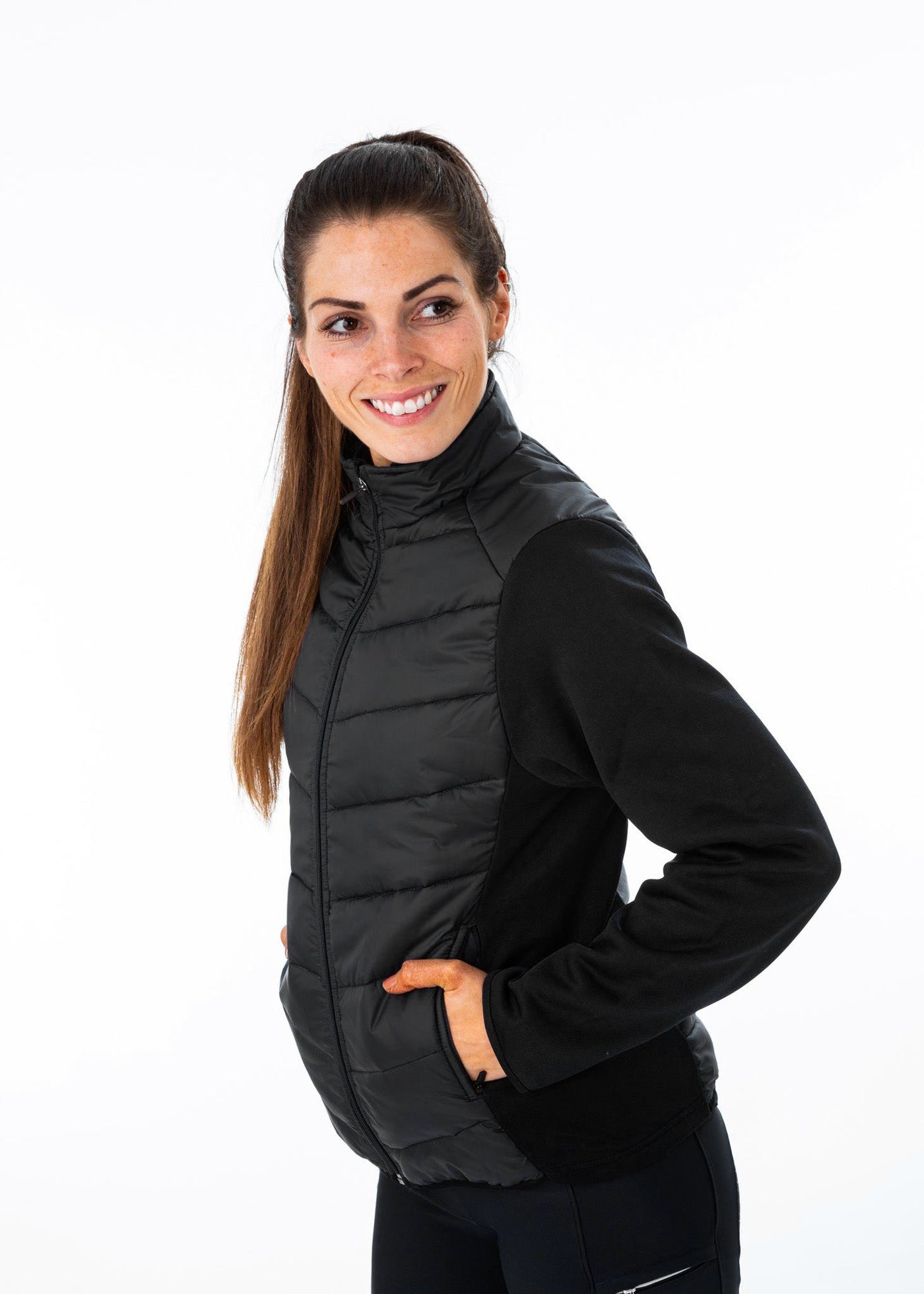 Unisex Black Insulated Jacket