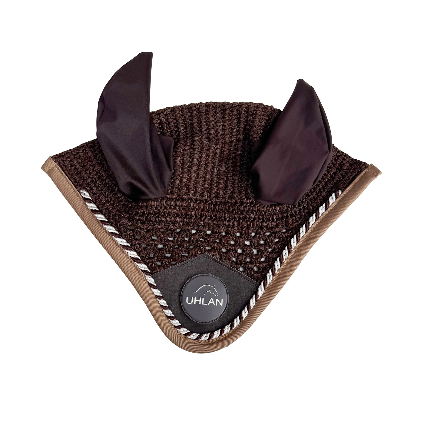 SAMPLE - Brown Woollen Fly Veil - FULL