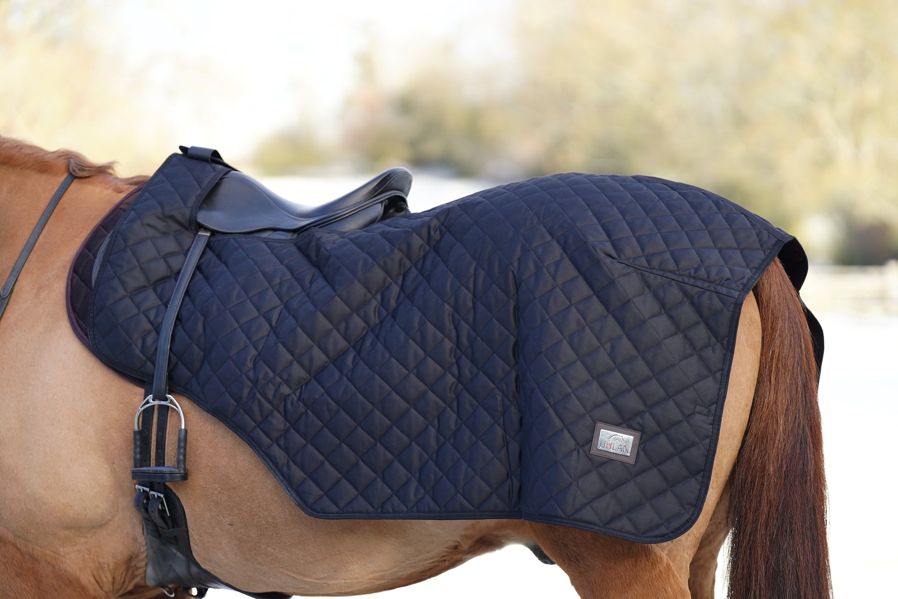 Quilted Exercise Rug Horse Exercise Sheet Rug Ride on rug 160g Fur Lining – Uhlan