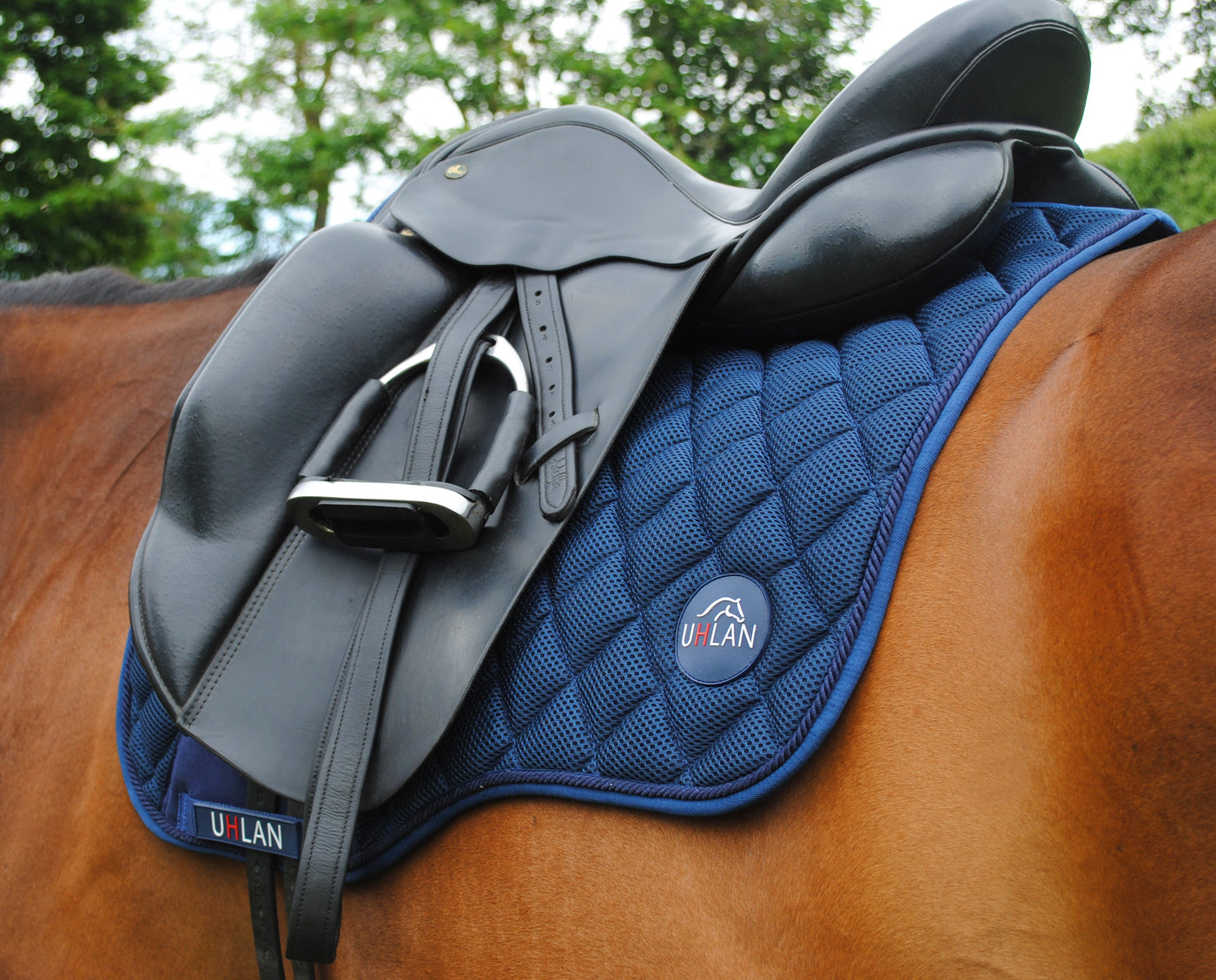 Navy Airflow Saddle Pad Dressage