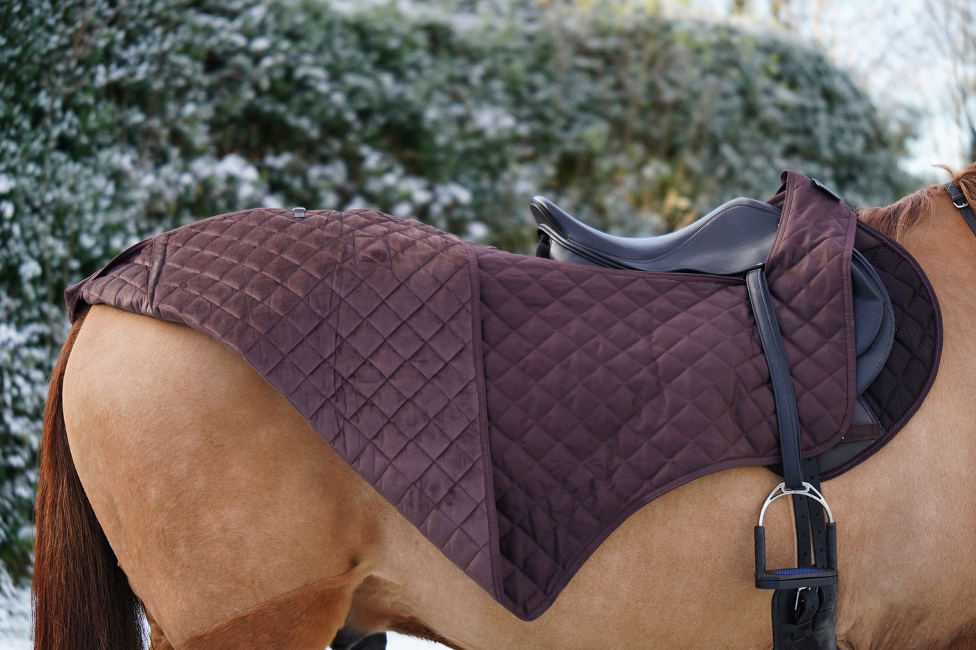 Brown Exercise Quilted Sheet Rug 160g