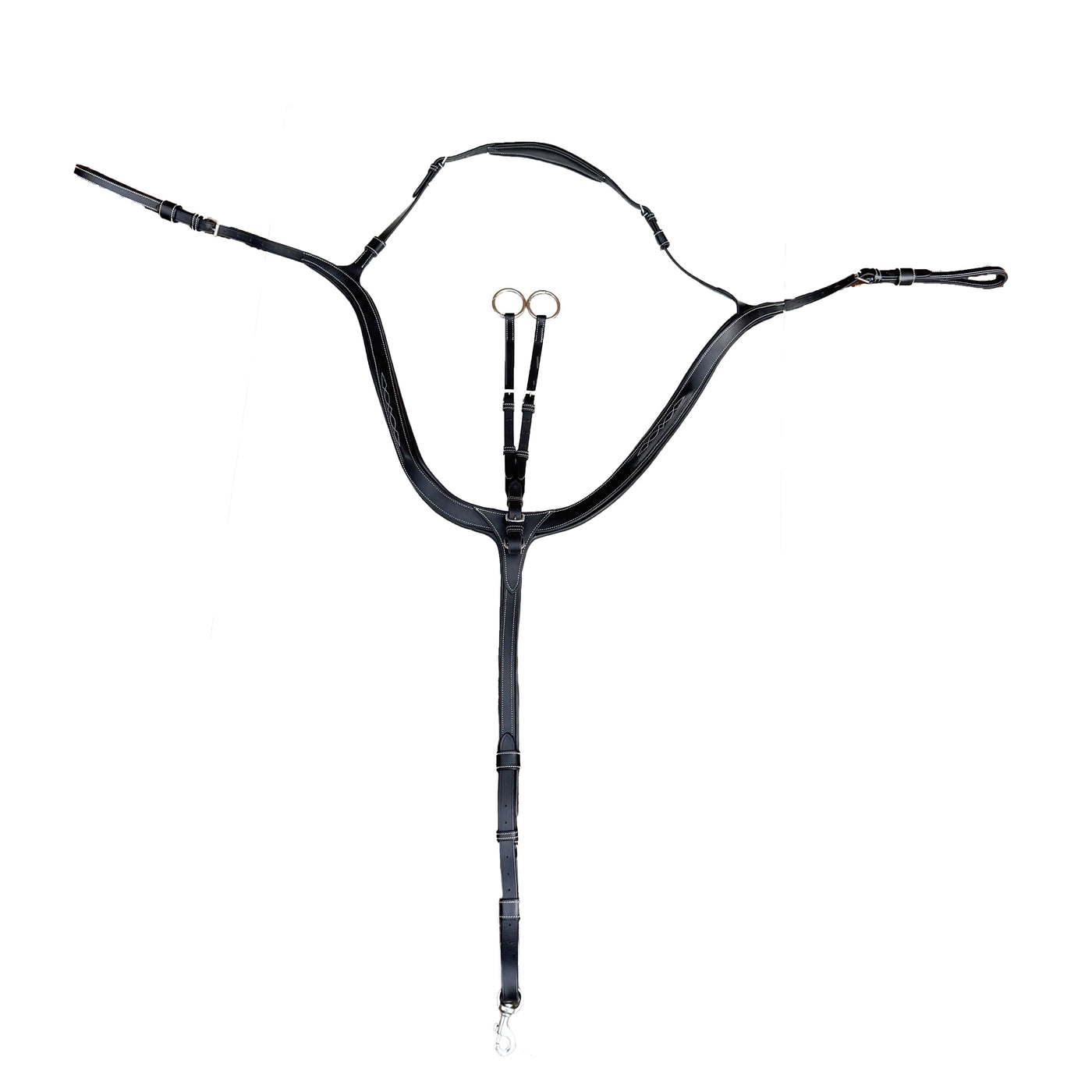 SAMPLE Brown Leather Breast Plate - FULL