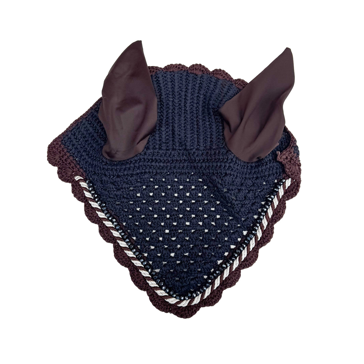 SAMPLE - Navy Woollen Fly Veil