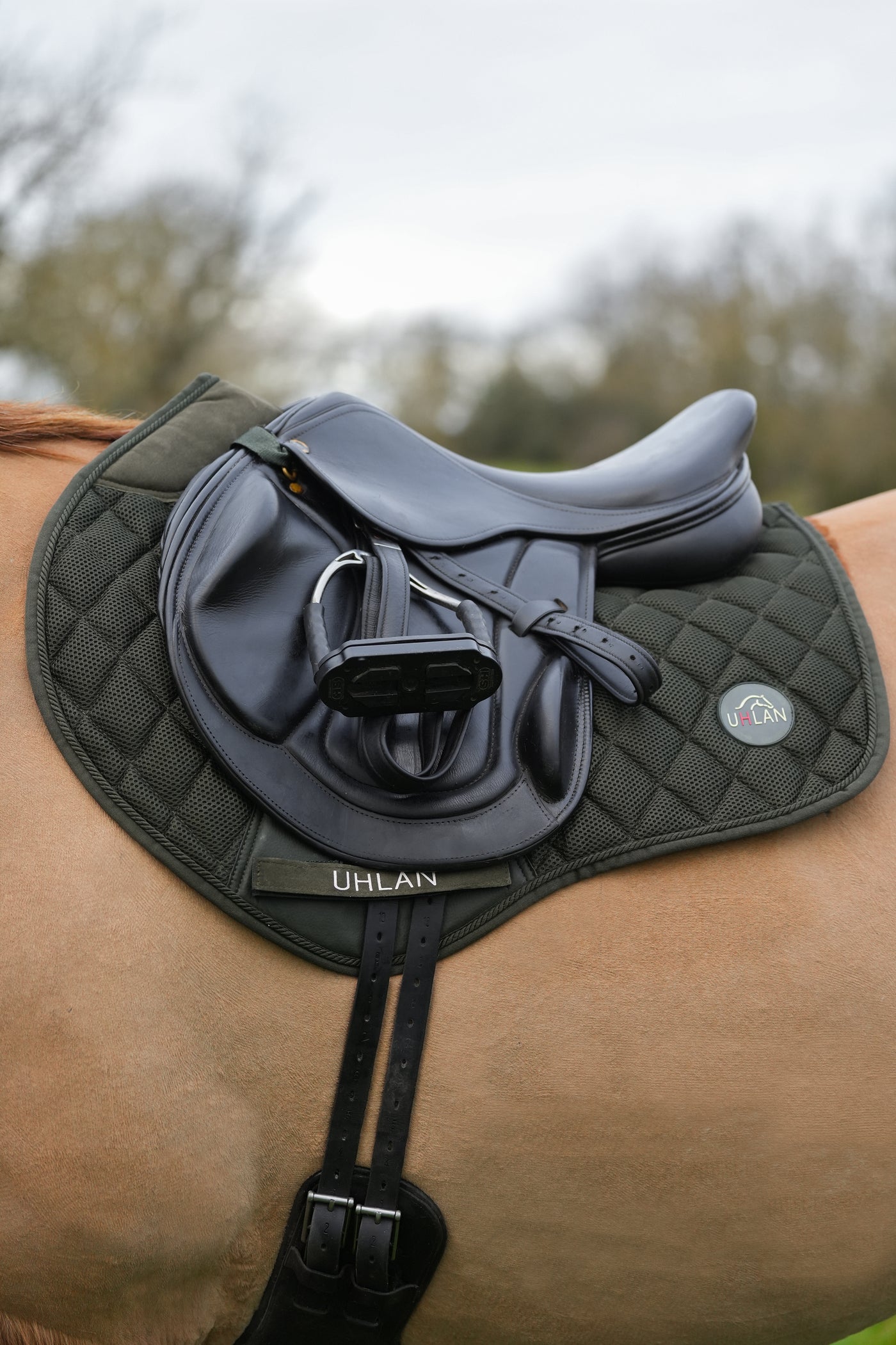 Hunter Green Airflow Saddle Pad GP/Jump 2.0