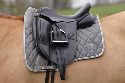 Grey Airflow Saddle Pad Dressage