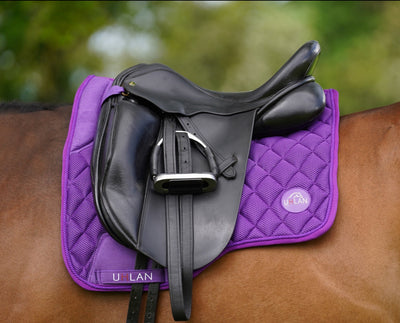 Purple Airflow Saddle Pad Dressage
