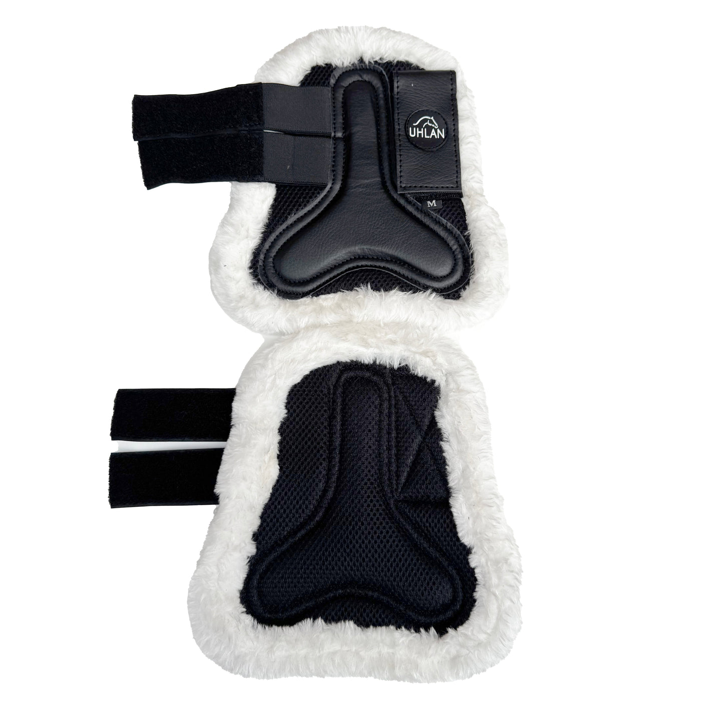 SAMPLE - Faux Fur Trim Airflow Tendon Boots MEDIUM
