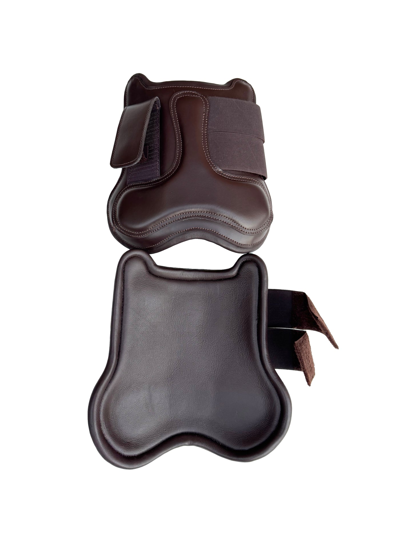 Brown Leather Tendon & Fetlock Boots - SAMPLE (FULL SIZE)