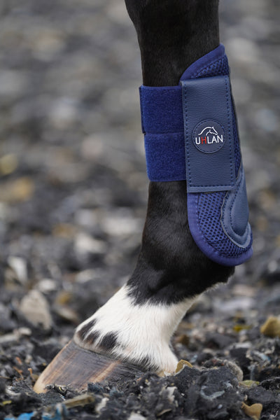 Navy Airflow Tendon Boots