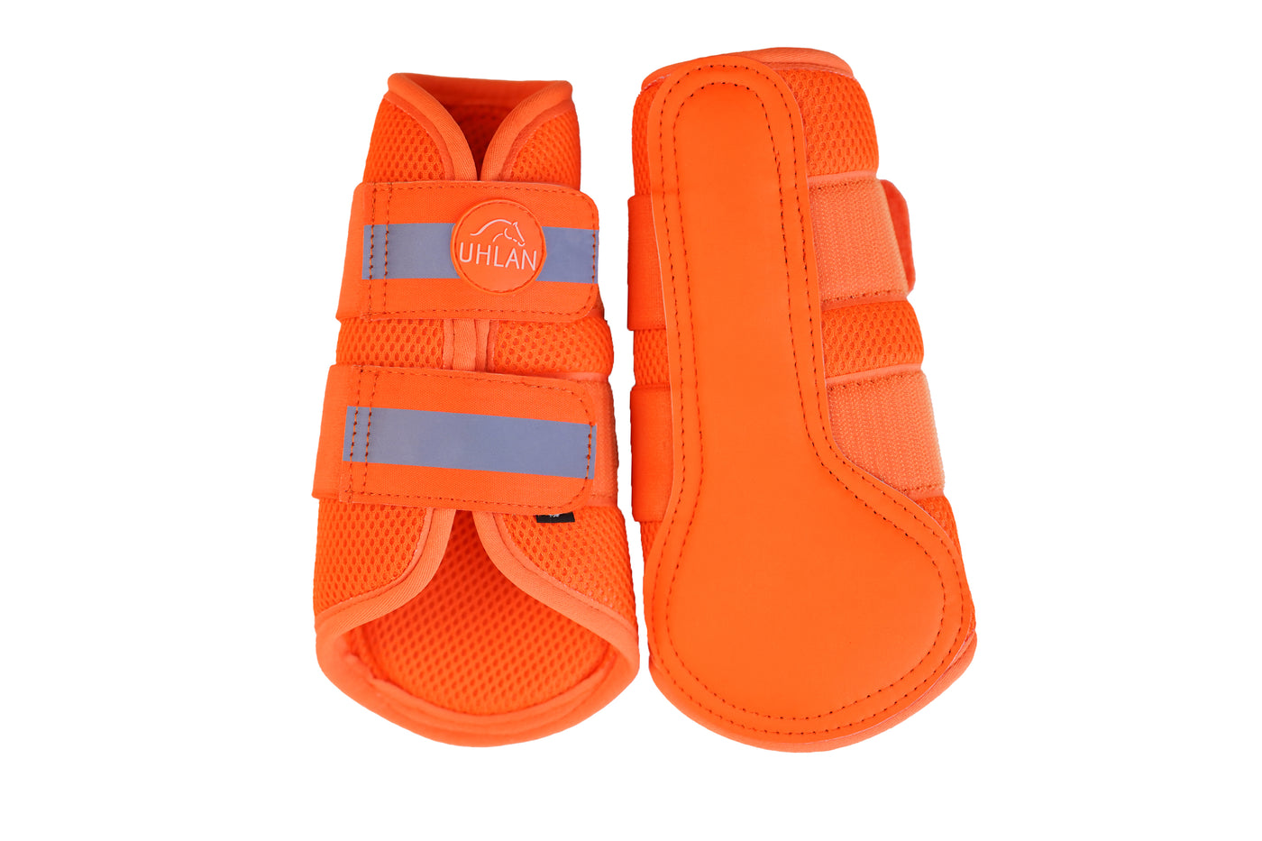 Orange Hi Viz Reflected Airflow Brushing Boots Breathable Uhlan