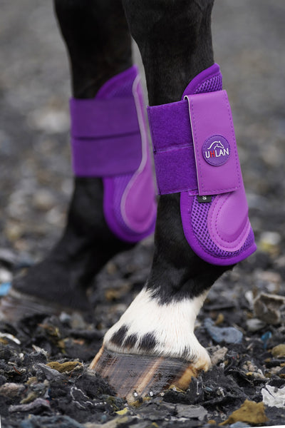 Purple Airflow Tendon Boots